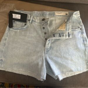 NWT Rag & Bone Vintage Cut-off High-Rise Midi Short; Size 30; $85 shipped